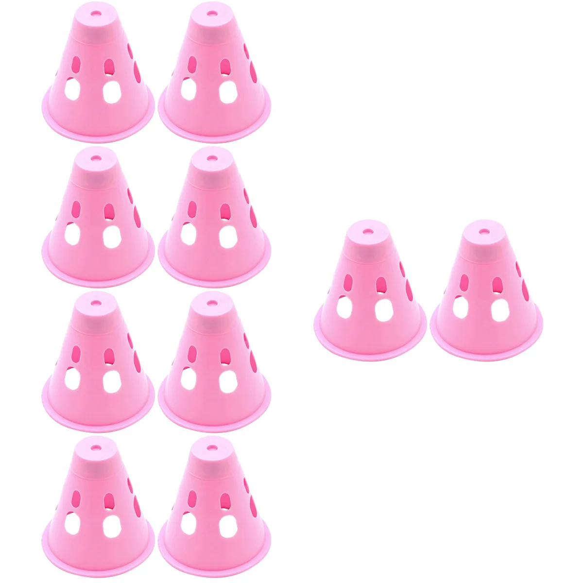 

10 pcs Tent Nail Warning Caps Warning Outdoor Camping Nail Warning Lamp Cover