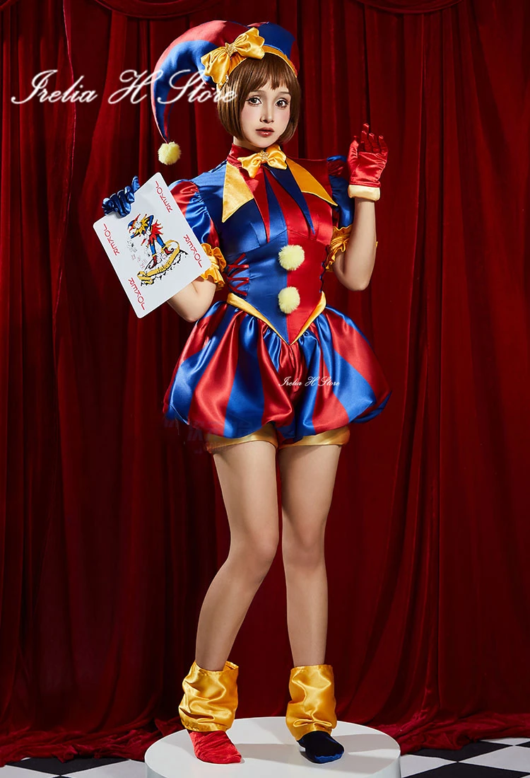 Irelia H Store The Amazing Digital Circus Pomni Косплей Костюм Аниме Джокер комплект Костюмы на