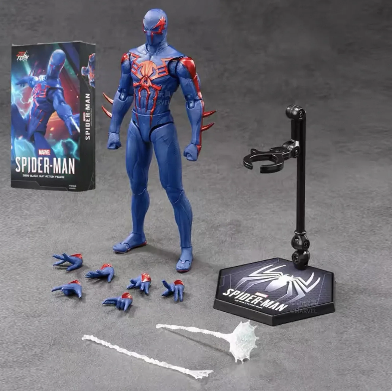Оригинальная фигурка ZD Toys Человек-паук 4: Новый Начало, Питер Паркер в улучшенном костюме, с подвижными суставами, коллекционная, подарок (art.: 3920dbb20ca49) - 3920dbb20ca49