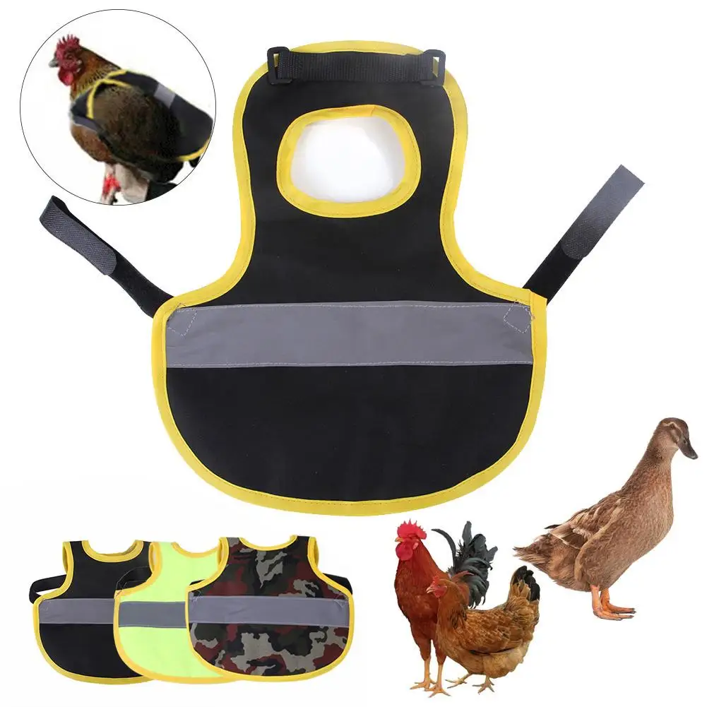 

Chicken Reflective Vest With Elastic Bands Poultry Apron Feather Protector For Chicken Duck Goose