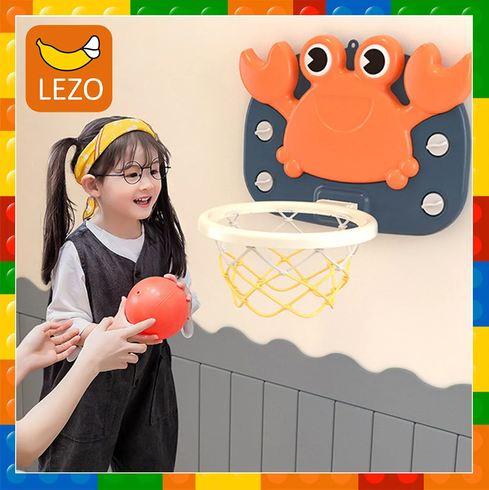 

Cartoon Suction Basketball Hoop Foldable Air Pump Accessories Kit Over The Door Indoor Wall Basketball Fans Sports Gym for Kids