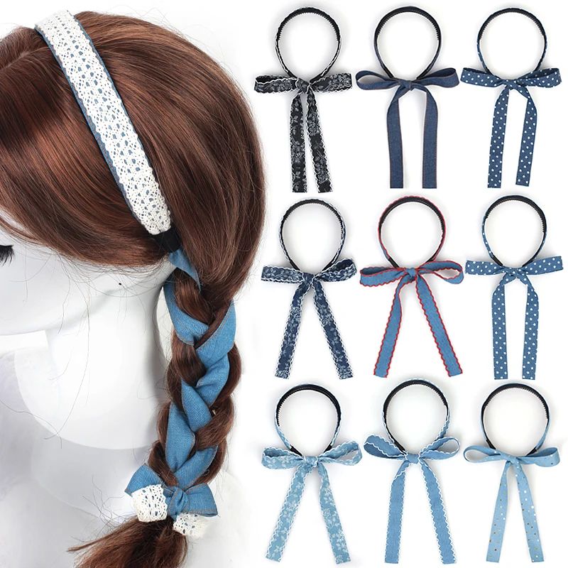 Детская модная осенне-зимняя повязка для волос в виде ковбоев нарядный