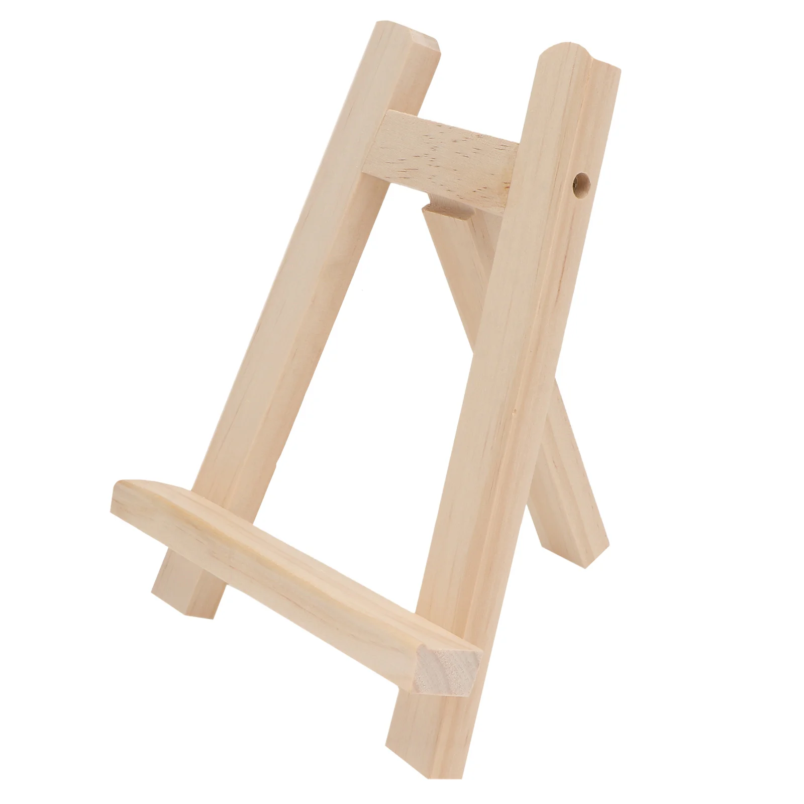 

Tabletop Wood Display A-Frame Easel Small Photo Bracket Mini Stand Painting Triangle Floor