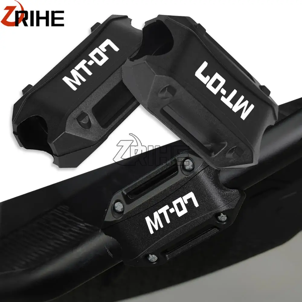 

Motorcycle 25mm Engine Crash bar Protection Bumper Decorative Guard Block FOR YAMAHA MT-07 mt-07 mt 07 2018 2019 2020 2021 MT07