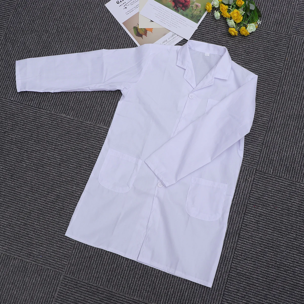 

Coat Kidsdoctor Costume Whitescientist Toddler Coats Children Dresspretend Boys Play Cosplay Uniform Gown 6 12 Women Plague