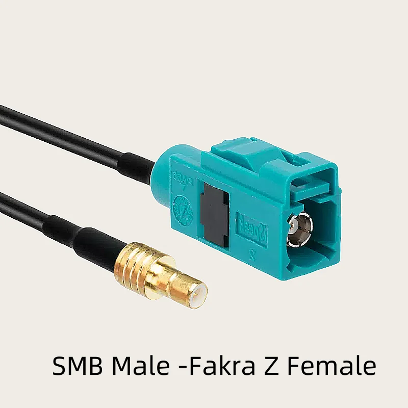 Фото Кабель-адаптер Fakra-Z (гнездо) на SMB/BNC/TNC/UHF/M/N/F (штекер/гнездо) для GPS-антенн, RG174 №4
