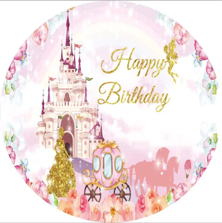 

Виниловый фон для фотосъемки 6 х6 футов с изображением сказочной принцессы принца замка фейерверка на день рождения на заказ 180 см x 180 см
