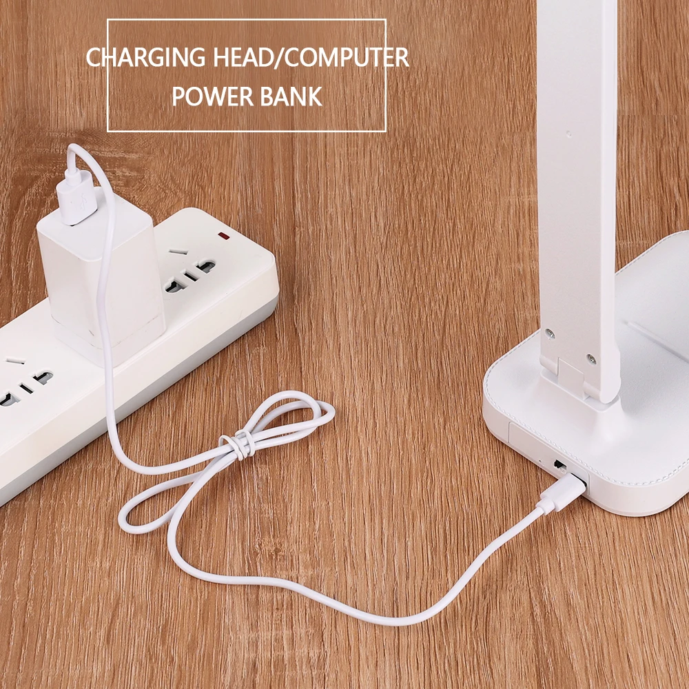 Настольная Светодиодная лампа USB для защиты глаз настольная складной