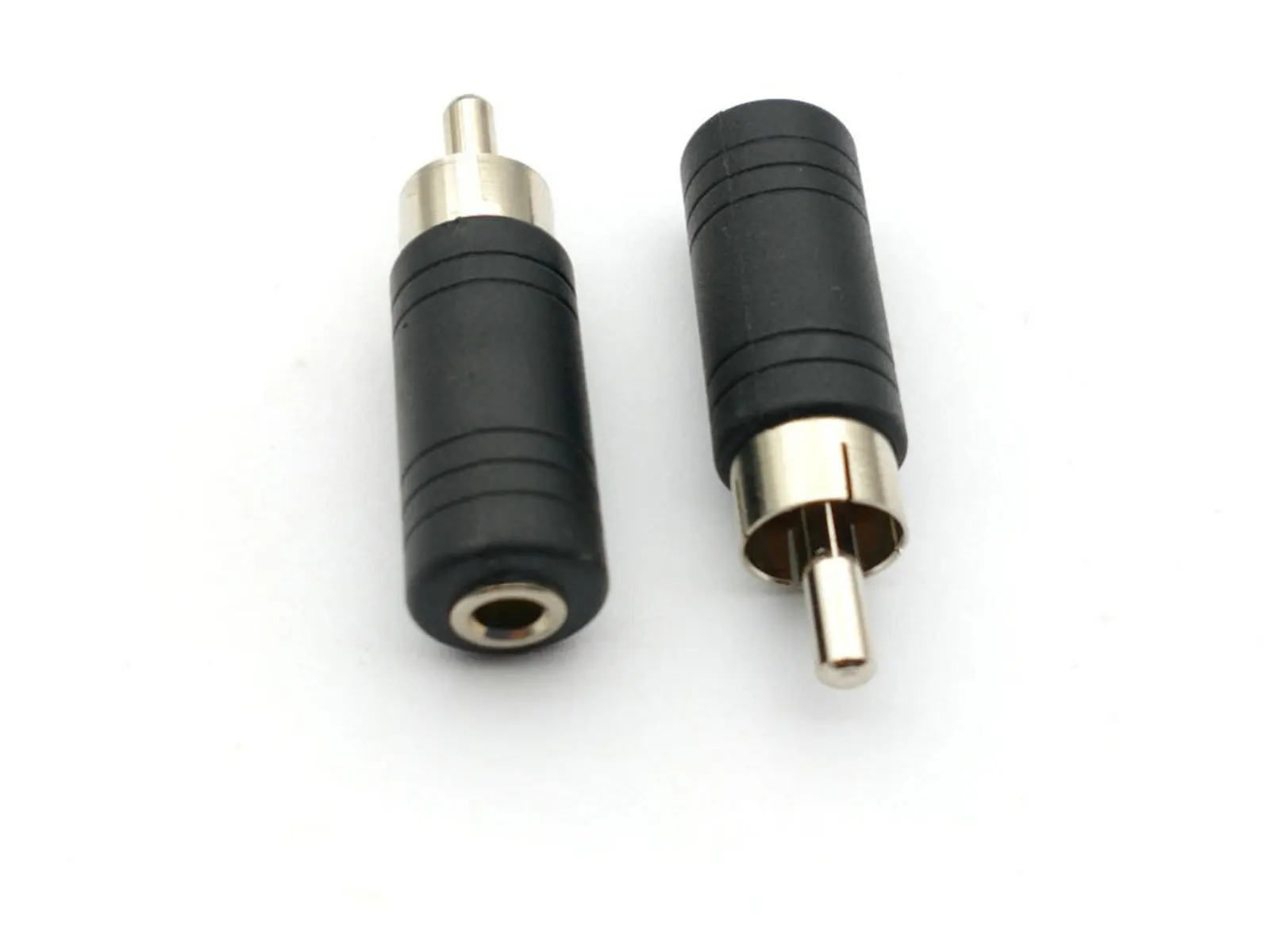 

100 pcs 3.5 mm Female Mono Jack to RCA Phono Male Plug Audio Convertor