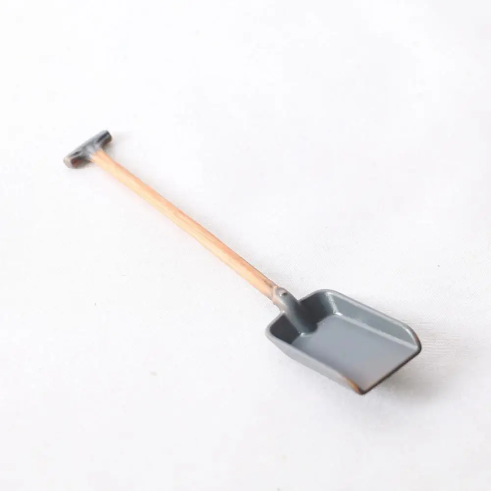 

Привлекательная 1 Набор функциональная мини-лопата принадлежности для фермы модель креативная Лопата для кукольного домика хорошая ручная...