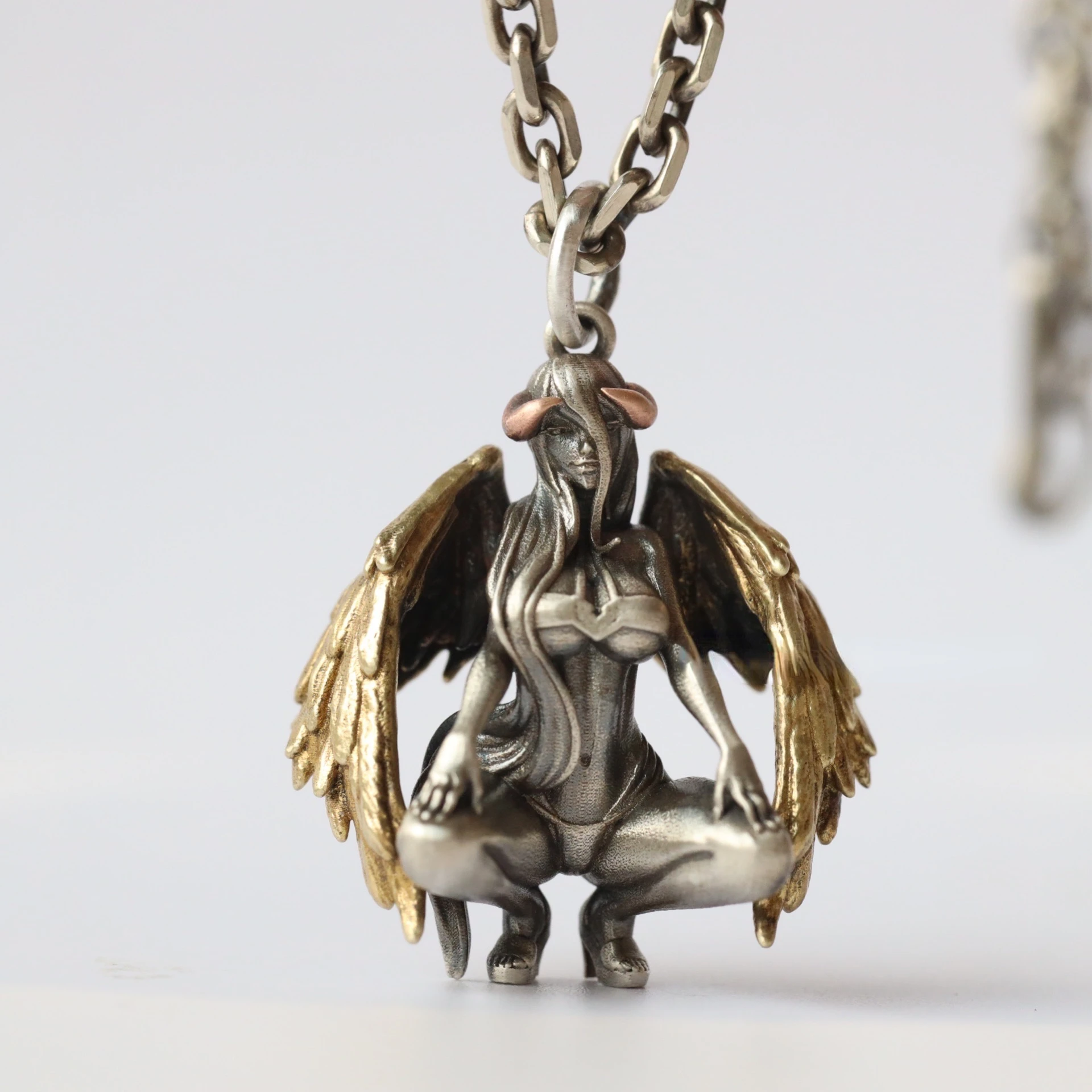 Женское ожерелье с подвеской в виде ангела |