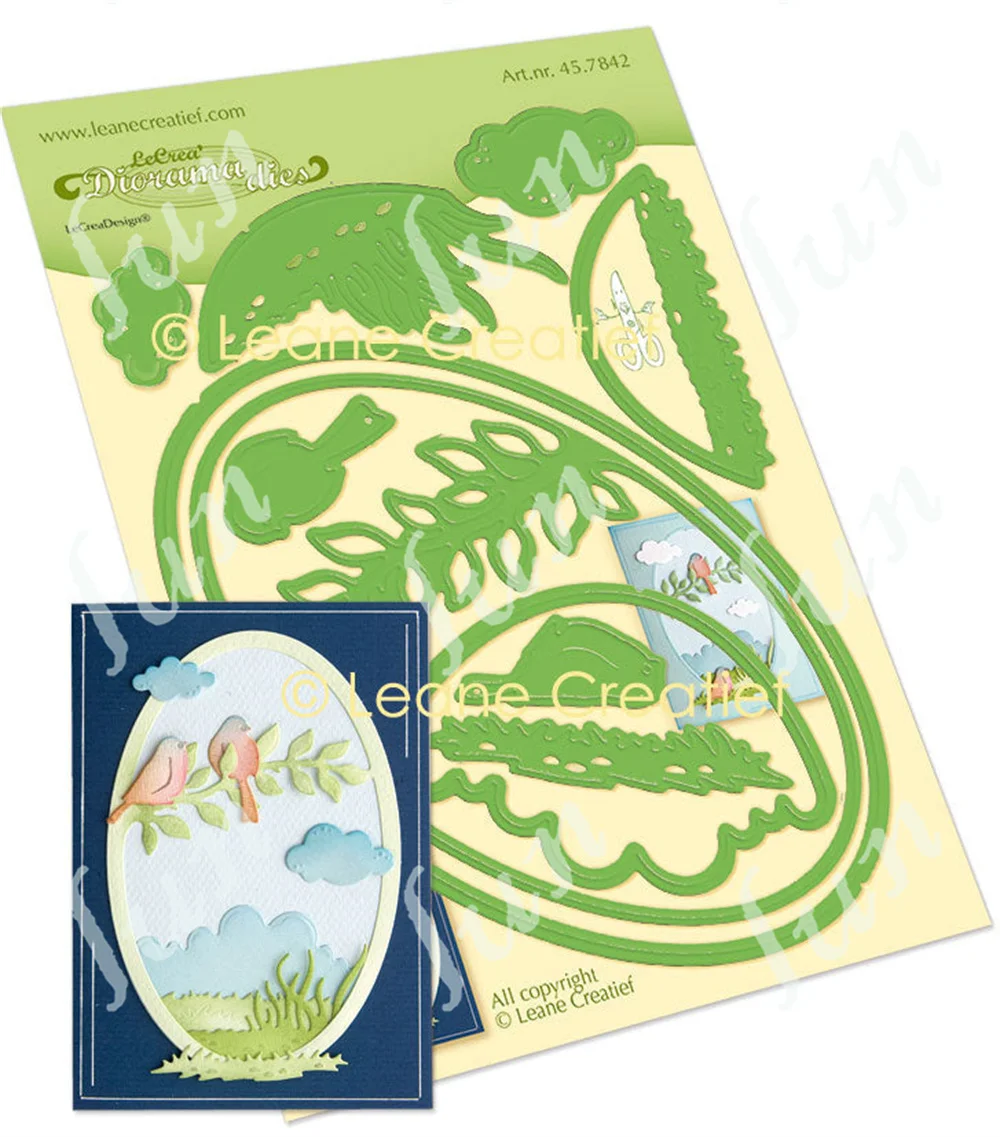 

2022 Arrival New Diorama Spring Metal Cutting Dies Handmade Diy Embossing Make Paper Scrapbooking Diary Coloring Decoration Mold