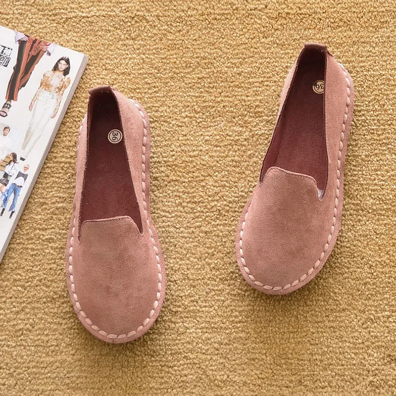 

2022 Spring Summer Shoes Women Flats Soft Comfortable Casual Woman Shoes Slip-on Ladies Footwear Fisherman Loafers Driving Shoe