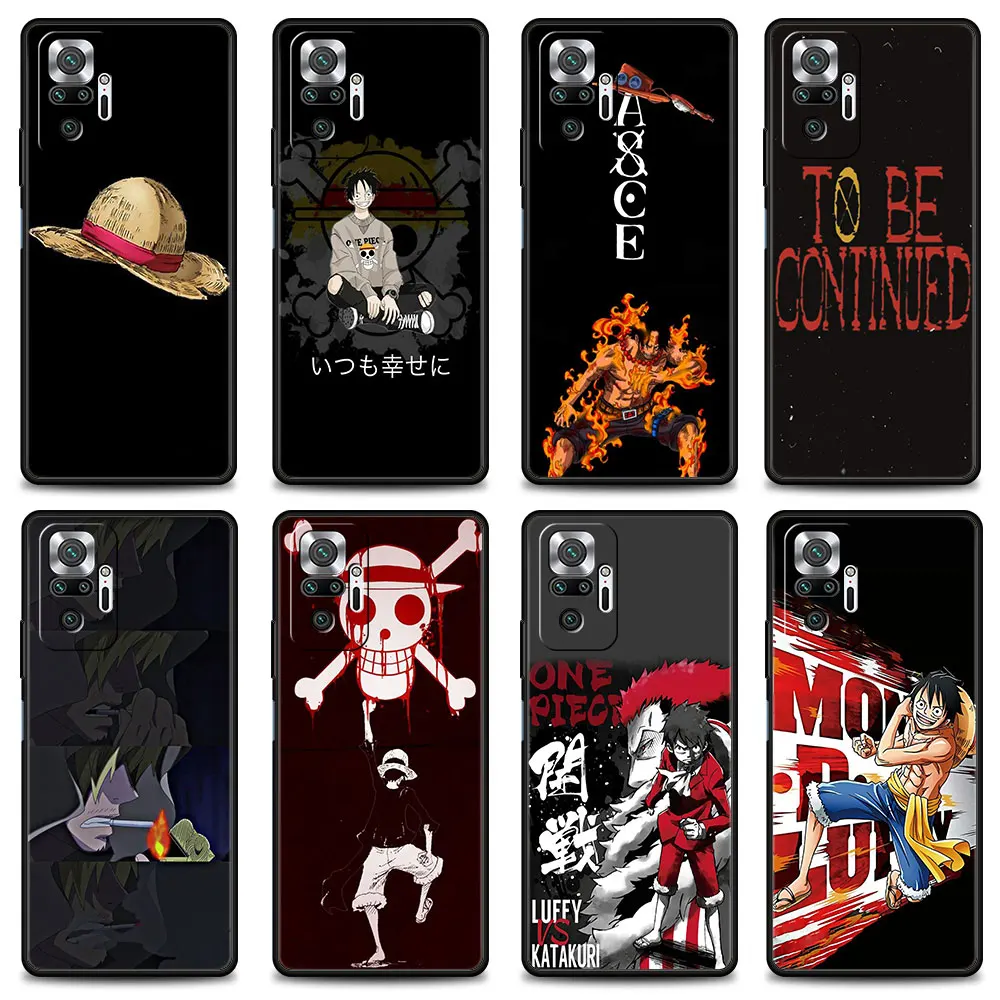 

Phone Case for Xiaomi Redmi 9C 9 8 K40 9A 7A Note 9S 9 10 8 11 Pro 7 8T 9T 11T Cover Silicon Bumper One Piece Luffy Fun