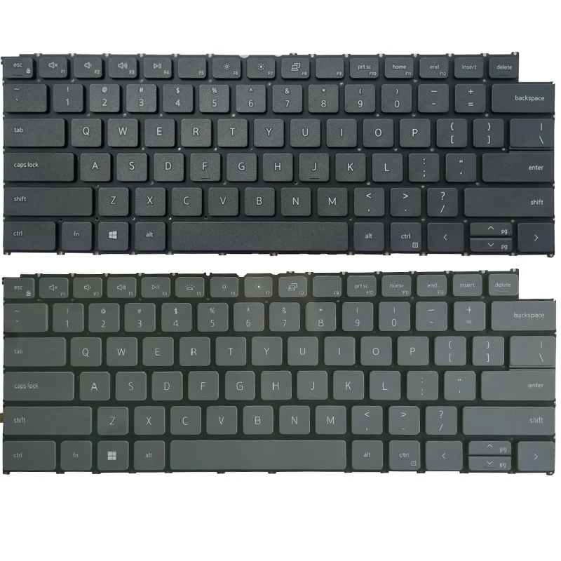 

NEW English/US laptop Keyboard For DELL Vostro 5310 5320 5410 5415 Latitude 3320 3330 2-in-1 3420 3430 P144G black/gray