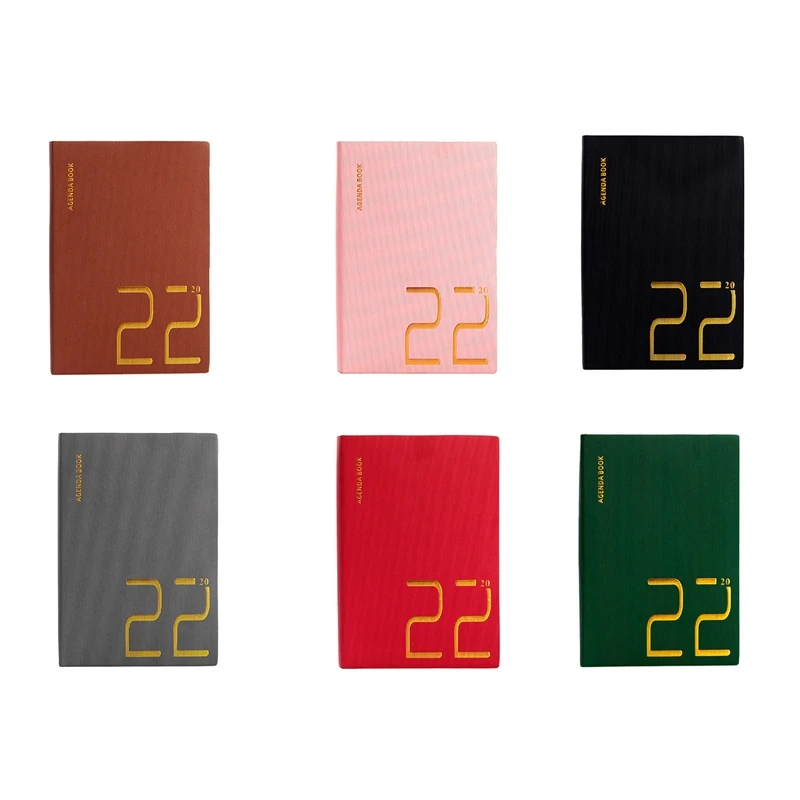 

2022 Planner 365 Days Office Notebook Daily Planner Book 200 Sheets (400 Pages) Note Books Time Management