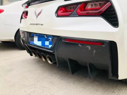 Автомобильный спойлер из углеродного волокна для Chevrolet Corvette C7 Z06 2012 -2018