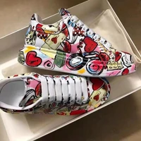 miaoguan 2022 spring autumn new womens chunky sneakers fashion soft platform graffiti casual shoes classic streetwear trainers