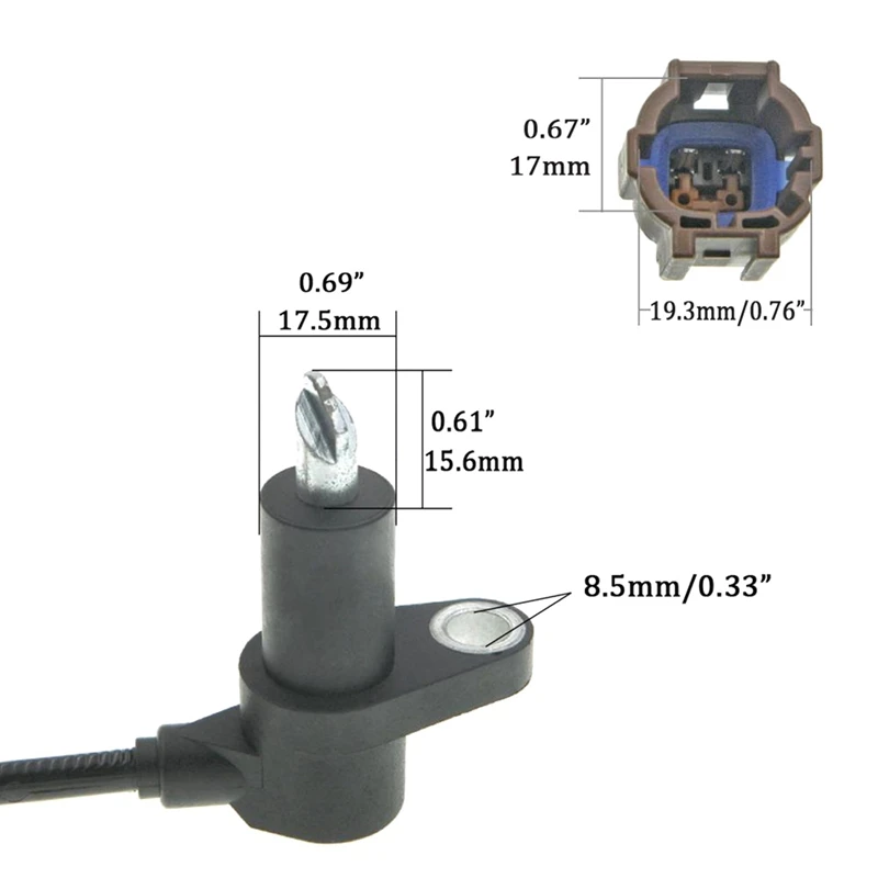 Датчик скорости колеса ABS передний левый правый для Nissan NAVARA NP300 PICK UP D22 2 4 I 5 D TD Dci