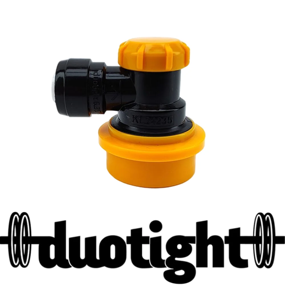 Keglanduotight 6 35 мм (1/4 дюйма) х отключение шарового замка (черный + желтый/жидкий) | Дом и