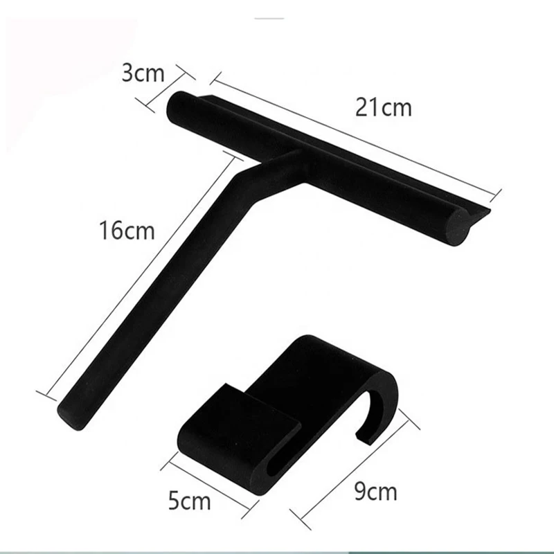 Скребок для душа скребок стеклоочистителя с силиконовым держателем | Дом и сад