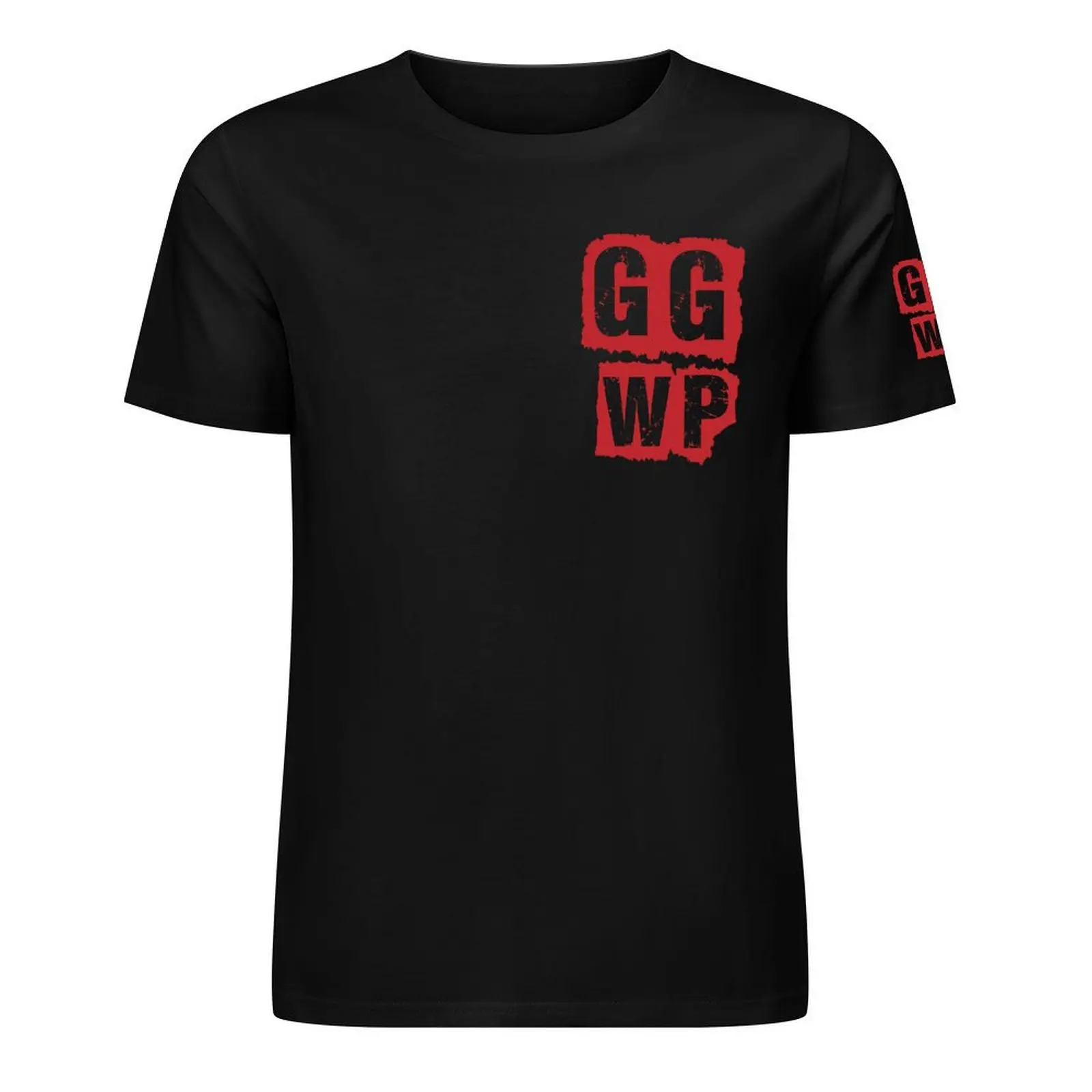 GG WP Classic For Sale Round Neck Chest and Cuff T-shirt Move Tshirt Top Quality Humor Graphic Home Eur Size