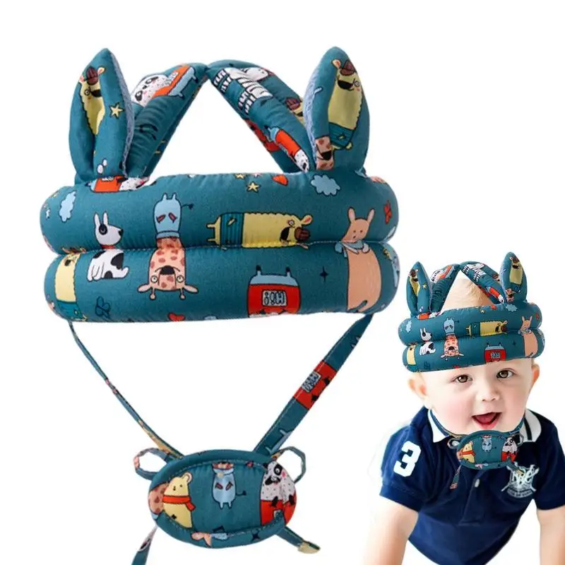 

Защитный головной убор для детей, бампер для ходьбы, для ползания, шлем с ремешком для подбородка, товары для обучения ходьбе