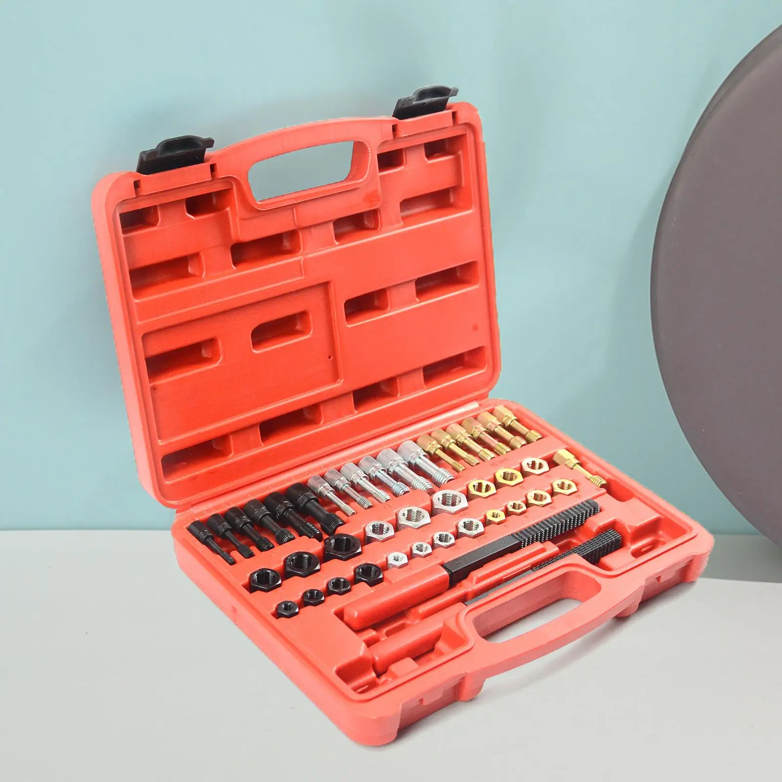 42 набора инструментов для ремонта резьбы набор ручных 19 метчиков и матриц