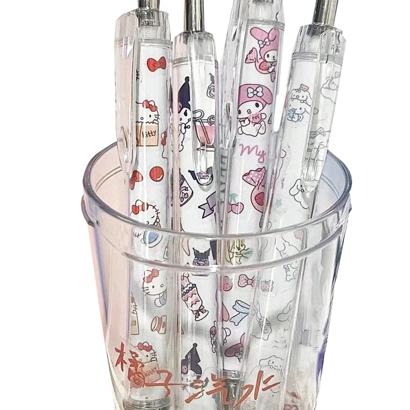 Ручка шариковая Sanrioed 0 5 мм кавайная аниме Моя Мелодия Kuromi Hello Kitty ручка-трубка