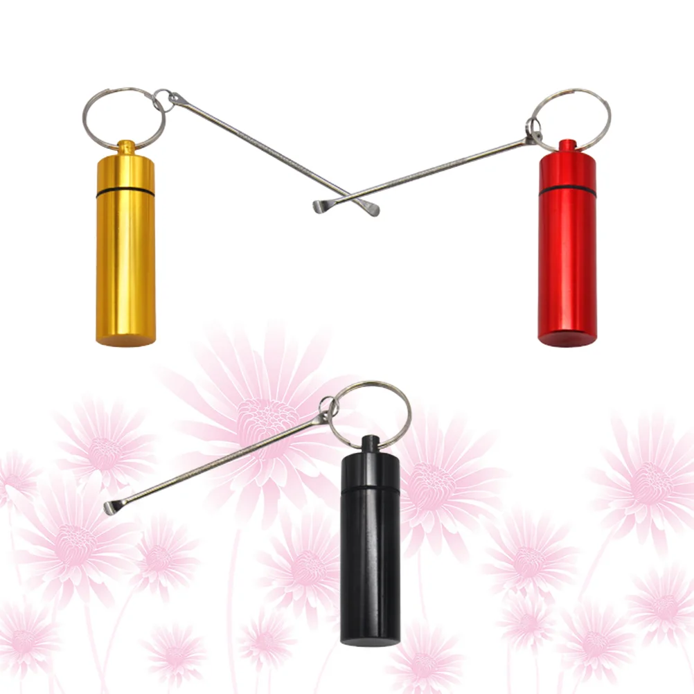 

3Pcs Box Aluminium Alloy Case Case Container Container for Trip