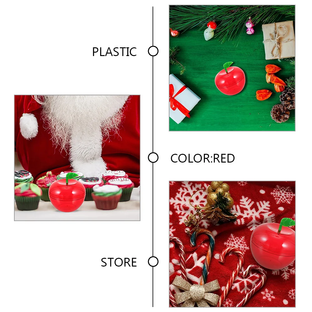 10 шт. рождественская коробка для яблок свадебная вечеринка коробки конфет