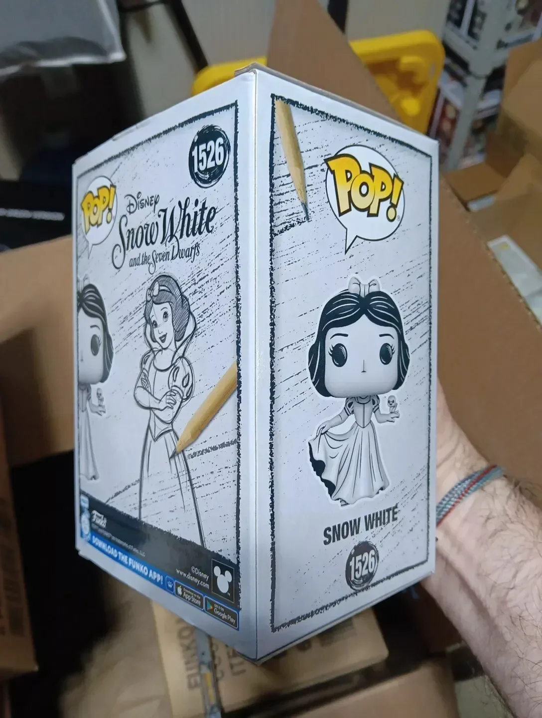 10 см FUNKO POP Белоснежка фигурка модель игрушки аниме Дисней эскизы фигурки