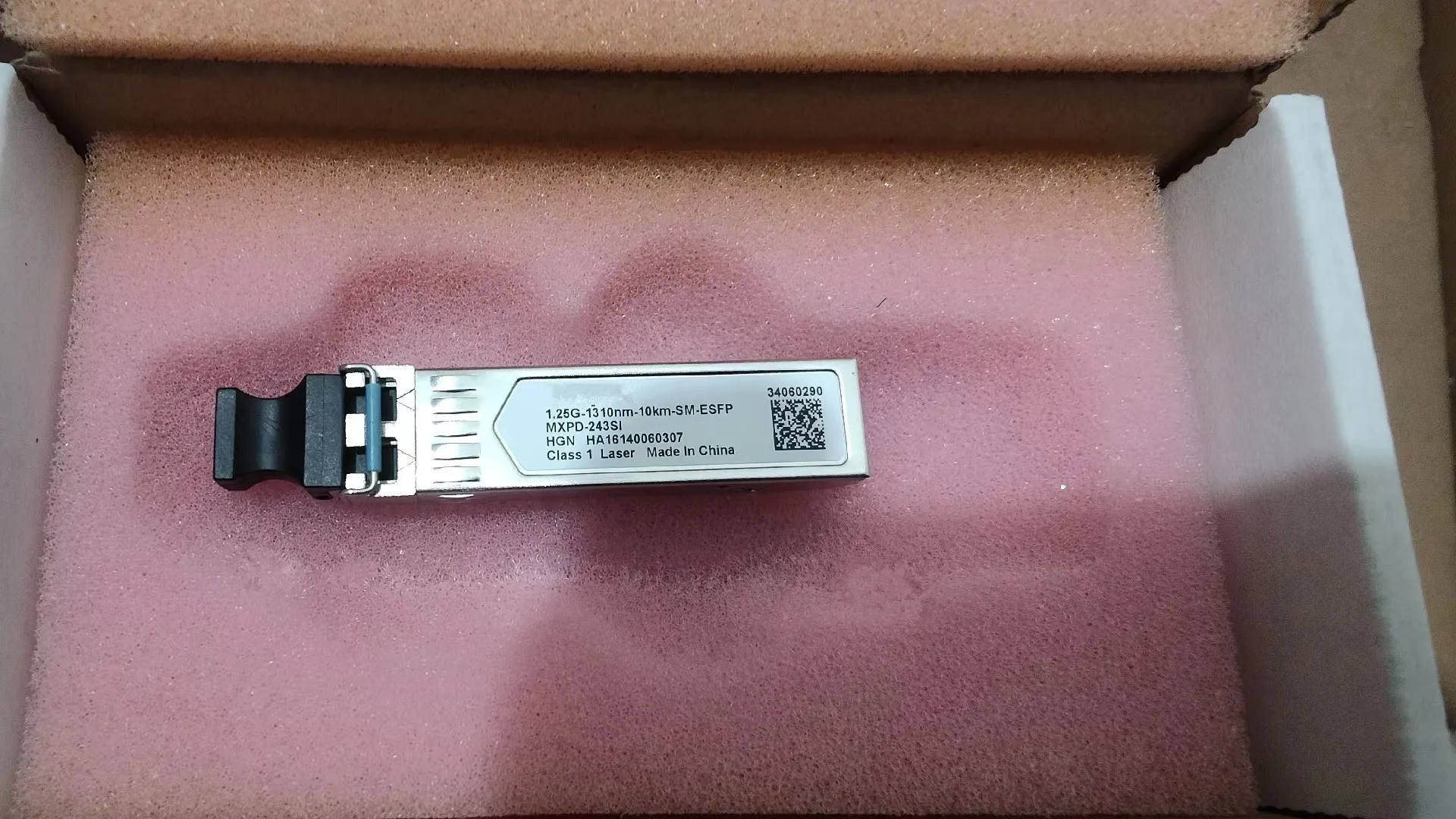 HUA-W-EI 1.25G 10KM Fiber Switch 1.25G-1310NM-10KM-SM-ESFP 34060290 MXPD-243SI RTXM191-404 456501 1.25G Port Module