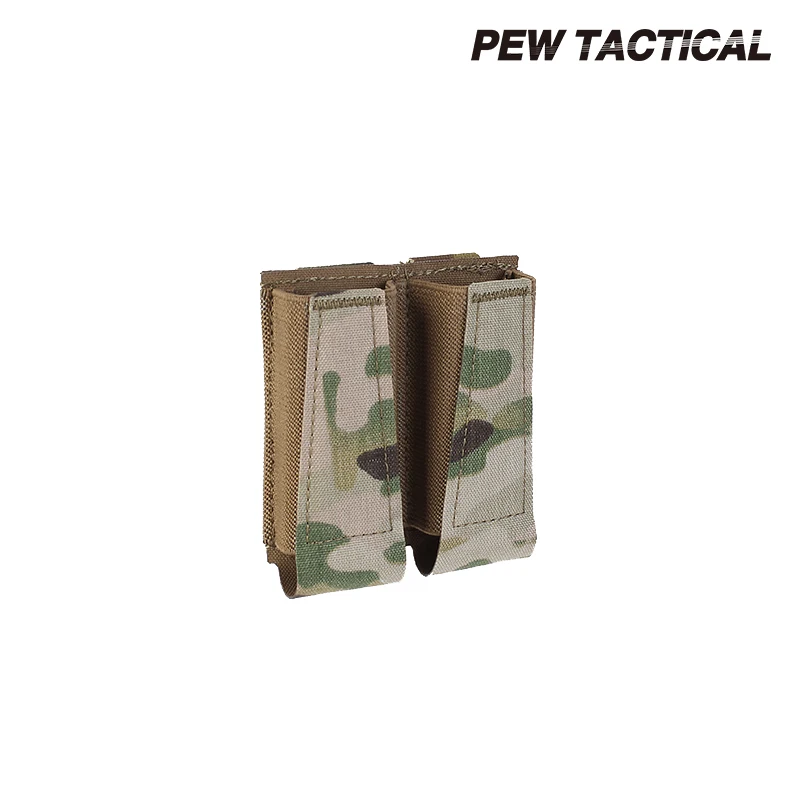 

Pew Tactical GBRS Style Molle Tactical Double 9mm Pistol Magazine Pouch Hunting Military Tool Kit Paintball Airsoft Accessories