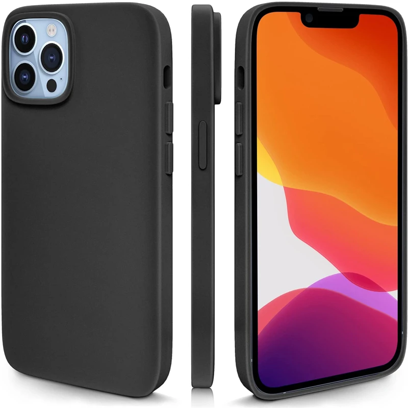 

Original Phone Case For iPhone 13 12 11 Pro Max XS X XR Cover For Apple iPhone 12 13 Mini 7 8 Plus Official Liquid Silicone Case