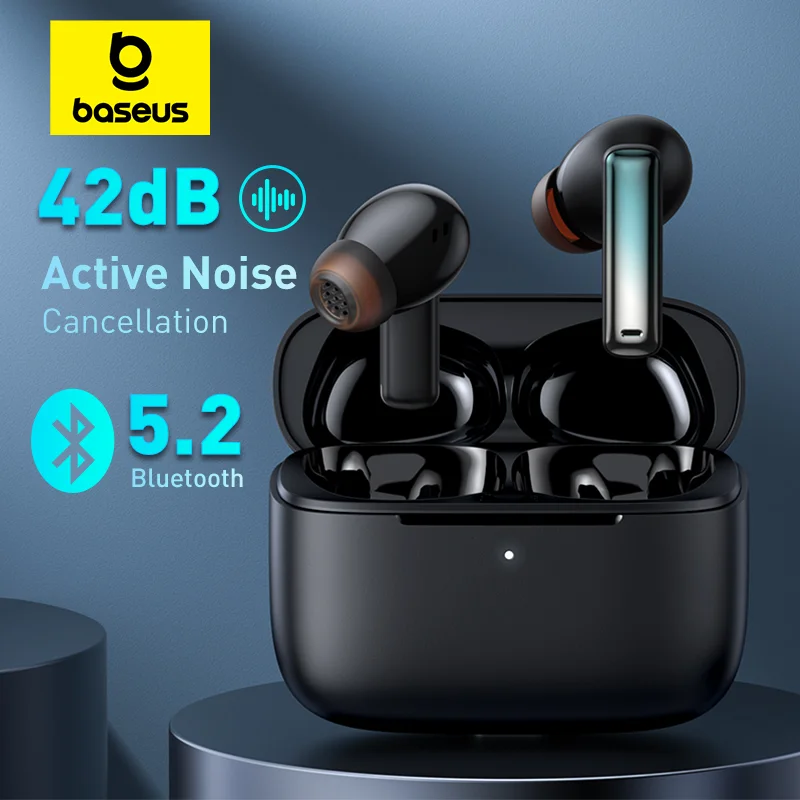 Baseus ANC наушники Bowie M2 беспроводные наушники Bluetooth 5,2 с ...