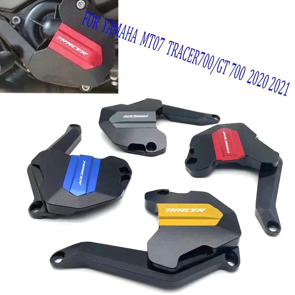 

For YAMAHA MT07 TRACER700/GT Water Pump Protection Cover Cooler Anti-Collision Block TRACER 7/GT 700 2020 2021 Engine Protector