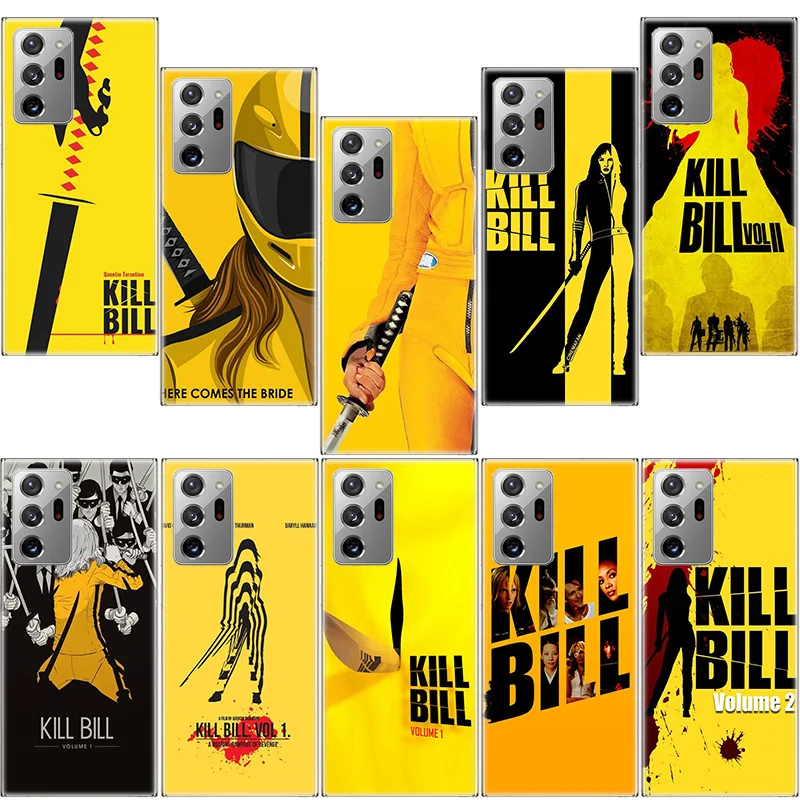 

Kill Bill Movie Poster Phone Case For Samsung S23 S22 Ultra S21 Plus Galaxy S20 FE S10 Lite S10E S9 S8 S7 S6 Edge Cover Capa Sof