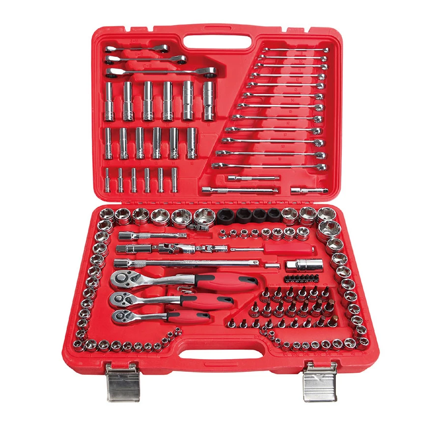 

Multi-function Oem Red Black Household Hand Car Tools Bike Repair Tool Set Box Mechanic Automotive Tools for Sale