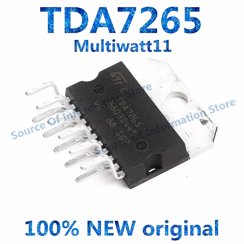 

1PCS TDA7265 Multiwatt11 25+25W audio amplifier IC chip