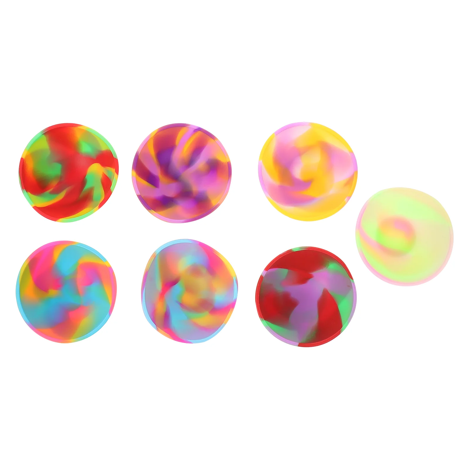 

Silicone Dinner Bowls Bowl: 7pcs Colorful Toddler Bowls Dishwasher Cups Cereal Bowls for Children Toddlers