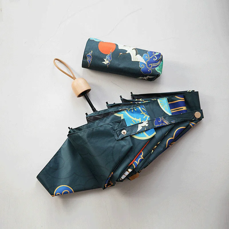 Свадебный традиционный автоматический дешевый китайский женский УФ-зонт Защита