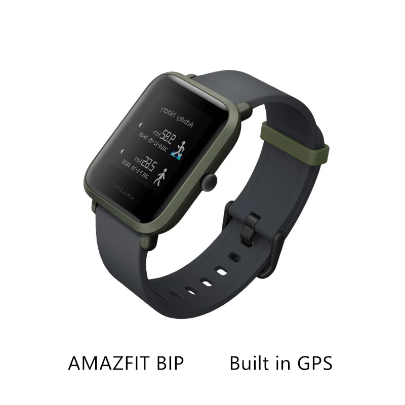 

Original Amazfit Bip Smart Watch Bluetooth GPS+GLONASS Sport Heart Rate Monitor IP68 Waterproof Call Reminder ZEPP APP No Box