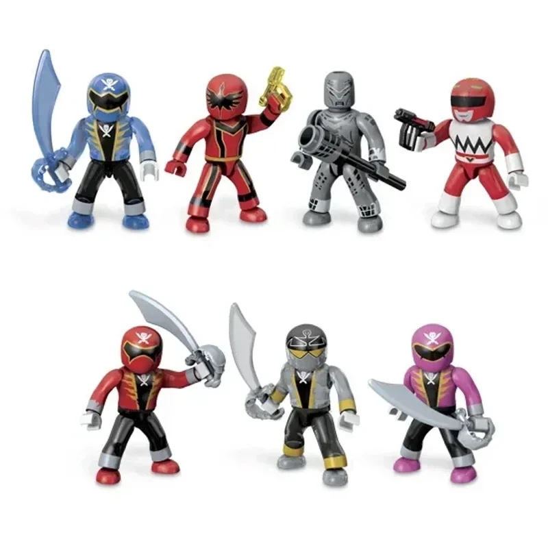 Фото MEGABLOKS динозавр Power Rangers блоки слепые сумки игрушки собранная фигурка модель игрушки Коллекционные подарки для детей №2