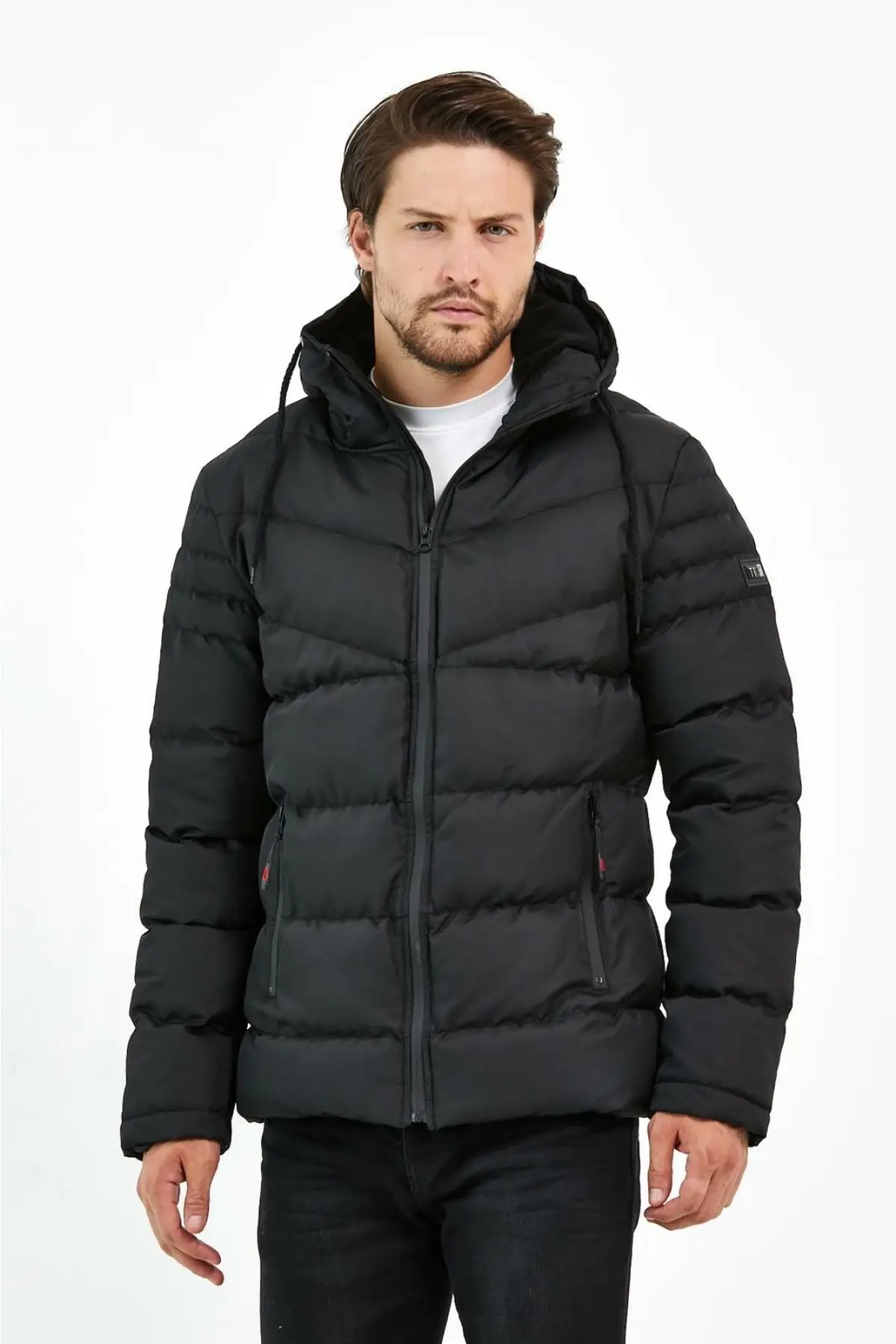 

Will Windproof Black Men's Coat