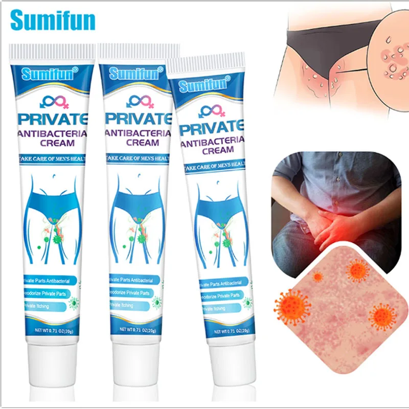

1/3/5pcs Sumifun Man Private Part Antibacterial Ointment Treat Pruritus Dermatitis Anti Infection Remove Odor Cream Anti-itching