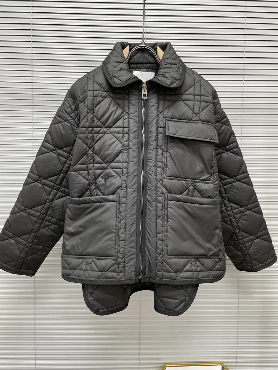 

Осень-зима 2022, новое дизайнерское женское высококачественное Стеганое пальто F238 с карманами