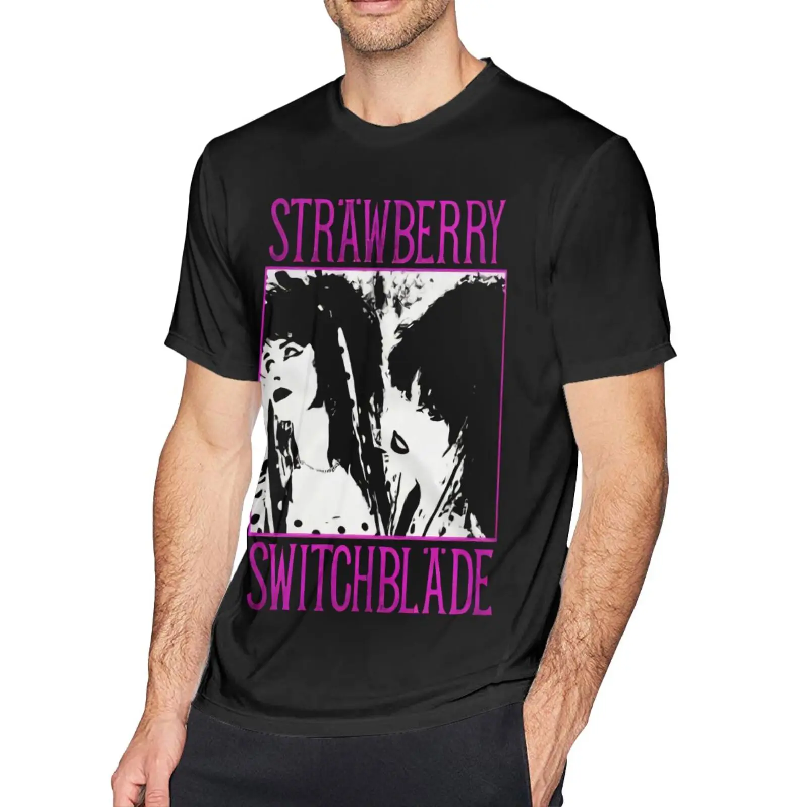 

Футболка оверсайз с клубничным переключателем Siouxsie для мужчин и женщин