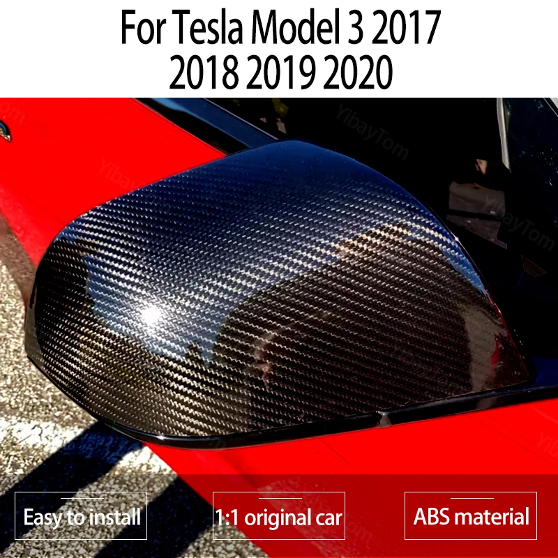 

Чехол для бокового зеркала заднего вида Tesla Model 3 2017 2018 2019 2020, 2 шт.