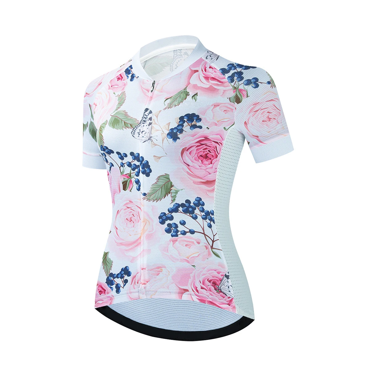 

New cycling jerseys, women's trend is simple and light, color, flowers